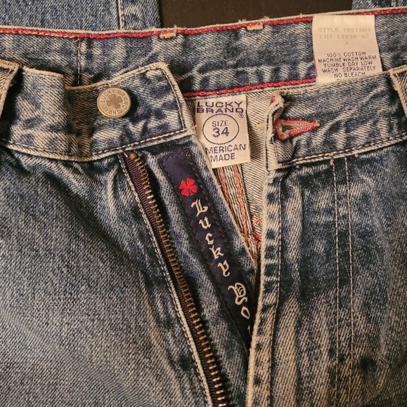Lucky Brand Dungarees jeans 34x31 - Picture 5 of 5